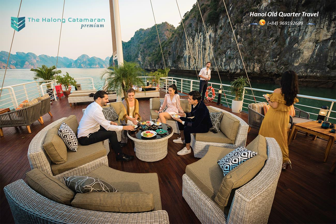 Halong Catamaran Luxury Day Cruise